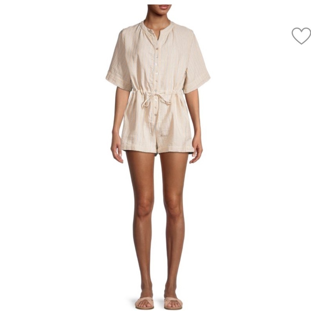 Heroes & Dreamers Eden Striped Romper Sz M